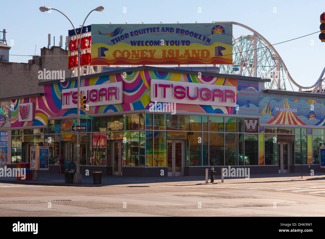 Its sugar candy store Coney Island, Brooklyn, New York, United States