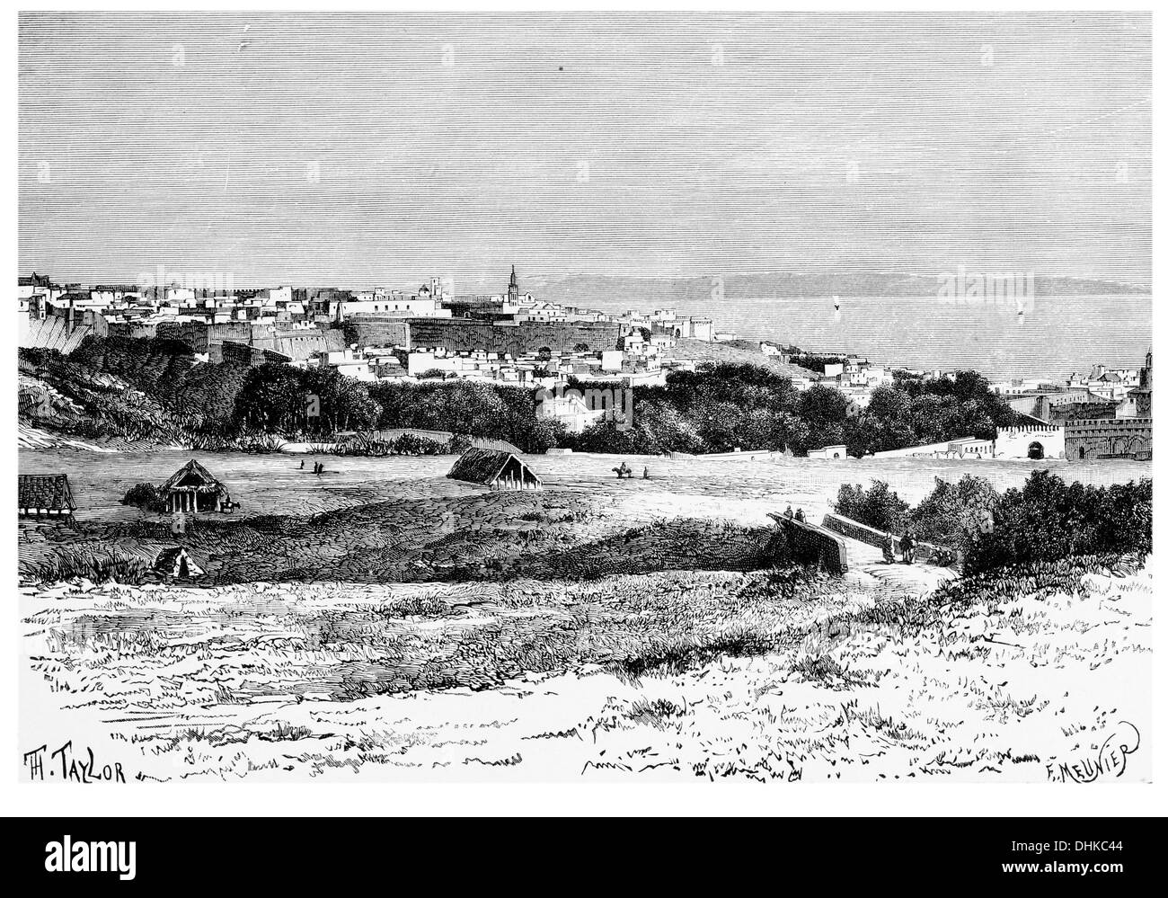1888 Tangier from the east Stock Photo Alamy