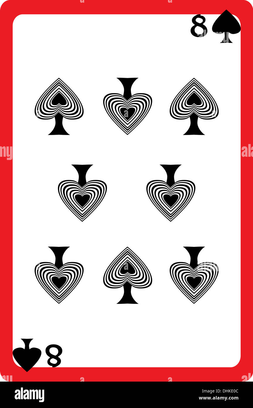 eight of spades Stock Photo - Alamy