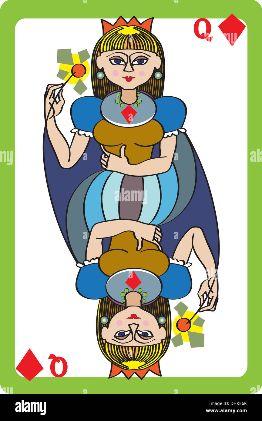 Queen diamonds card hires stock photography and images Alamy