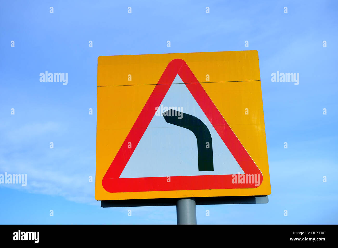 British Road Signs In England,UK. Stock Photo