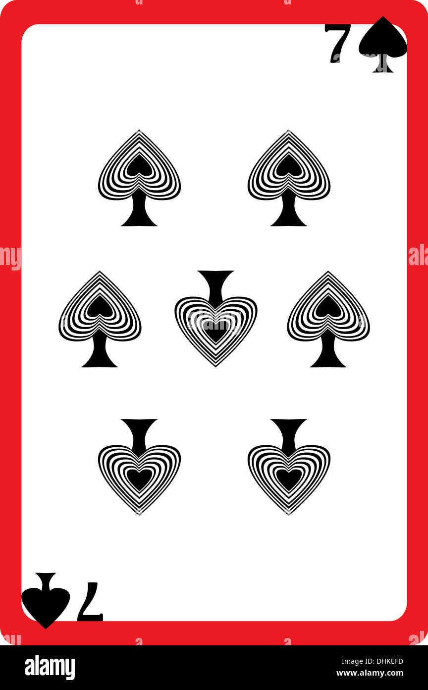 seven of spades Stock Photo Alamy