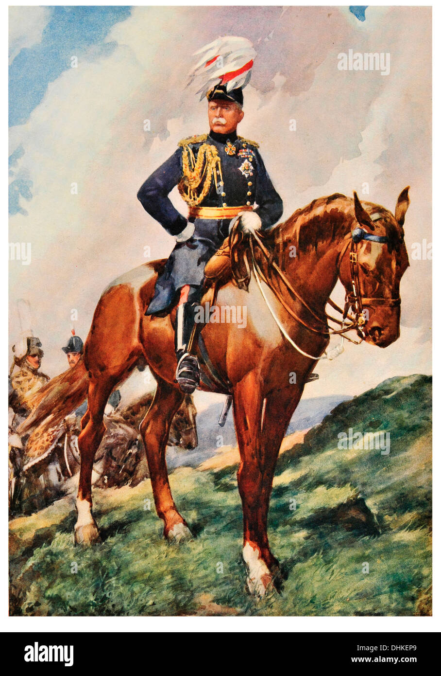 Field Marshal John Denton Pinkstone French, 1st Earl of Ypres, KP, GCB, OM, GCVO, KCMG, ADC, PC Stock Photo