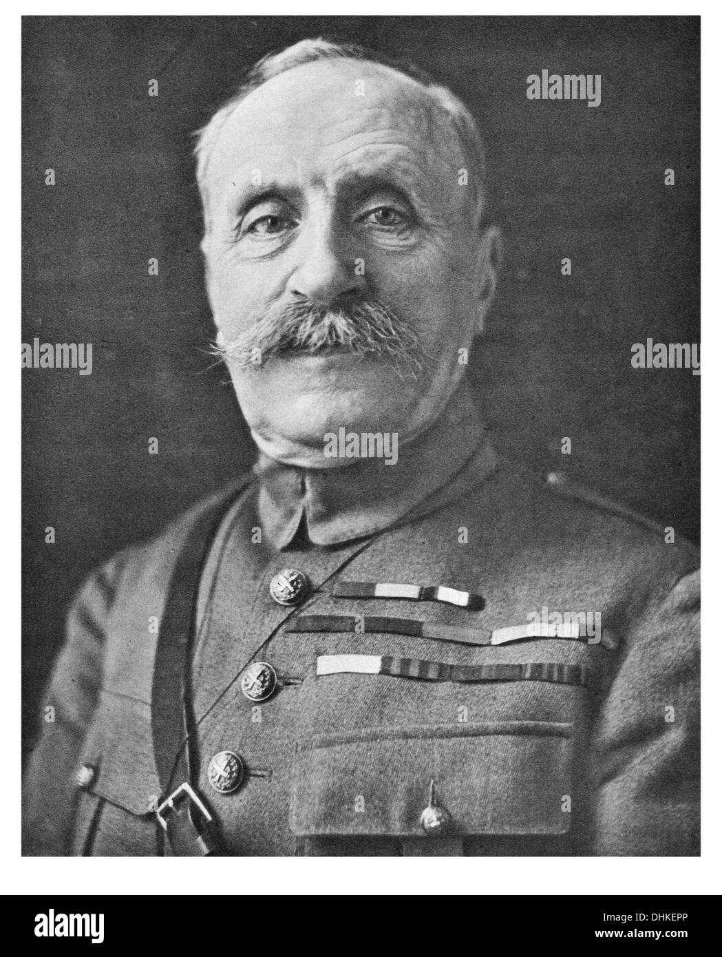 Marshal Ferdinand Foch French soldier, military theorist, and an Allied Generalissimo during the First World War. Stock Photo