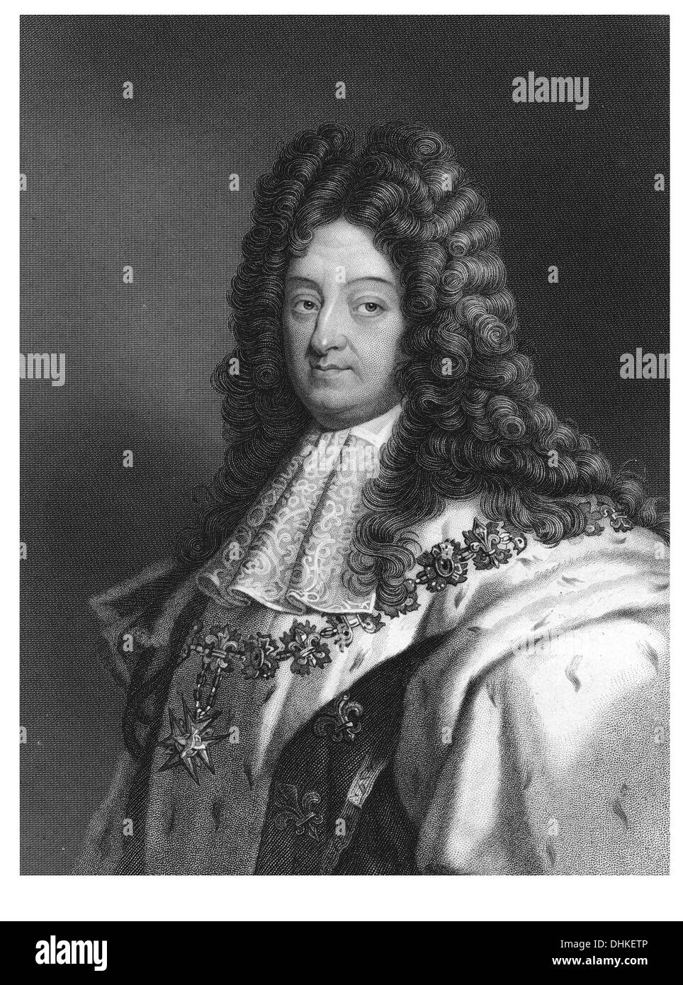 LOUIS XIV-THE SUN KING: 'Louis le Grand Roy de France'. Roi-Soleil. MALLET,  1683 Stock Photo - Alamy