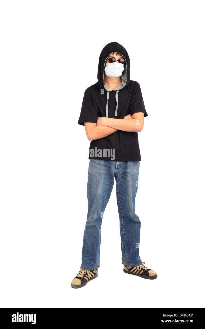 Teen boy in jeans Cut Out Stock Images & Pictures - Alamy