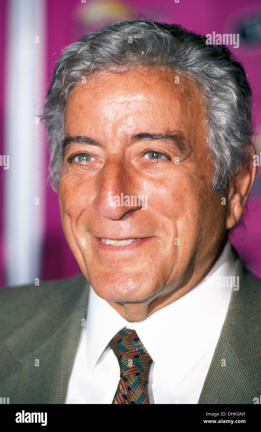 TONY BENNETT American singer in 1997. Stock Photo