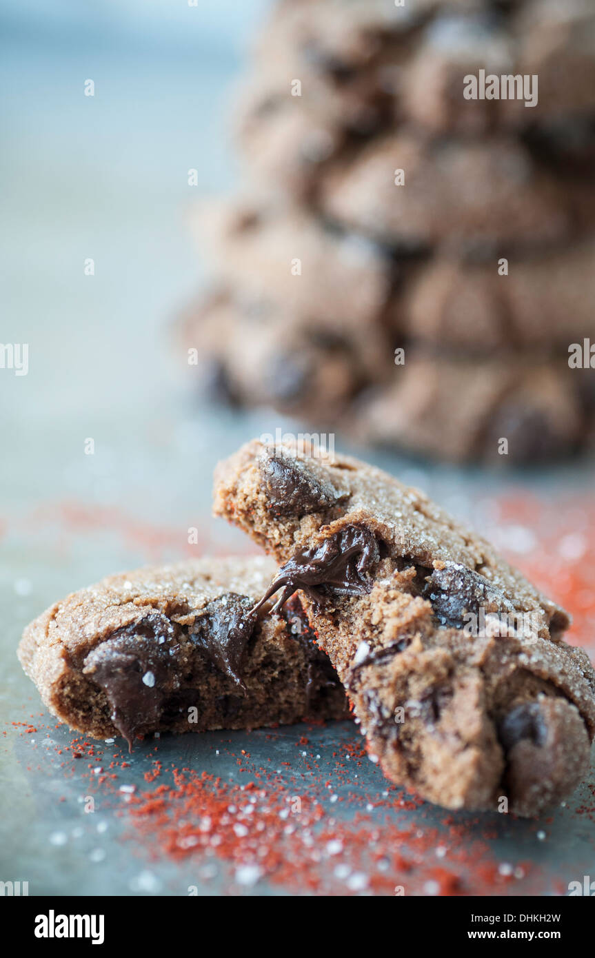 Aztec Chocolate Cookies Stock Photo - Alamy