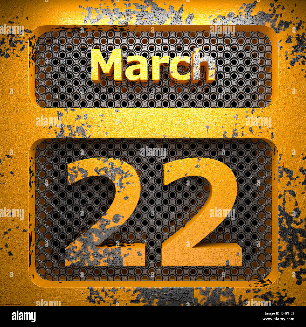March 22 Spring March 22 plate hi-res stock photography and images - Alamy