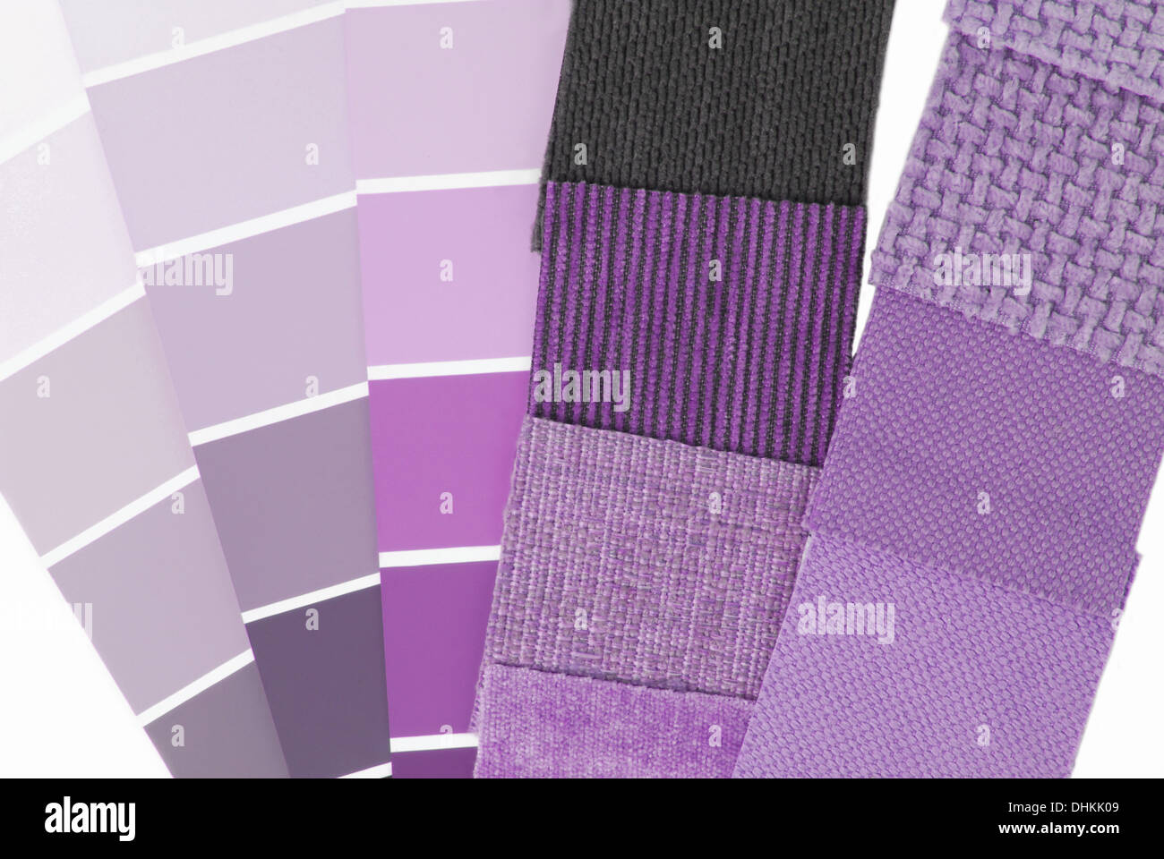 upholstery tapestry color selection for interior Stock Photo - Alamy