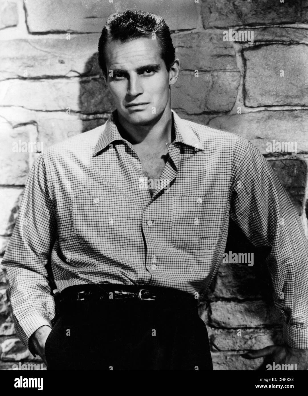 Charlton Heston, Studio Portrait, 1955 Stock Photo: 62512467 - Alamy