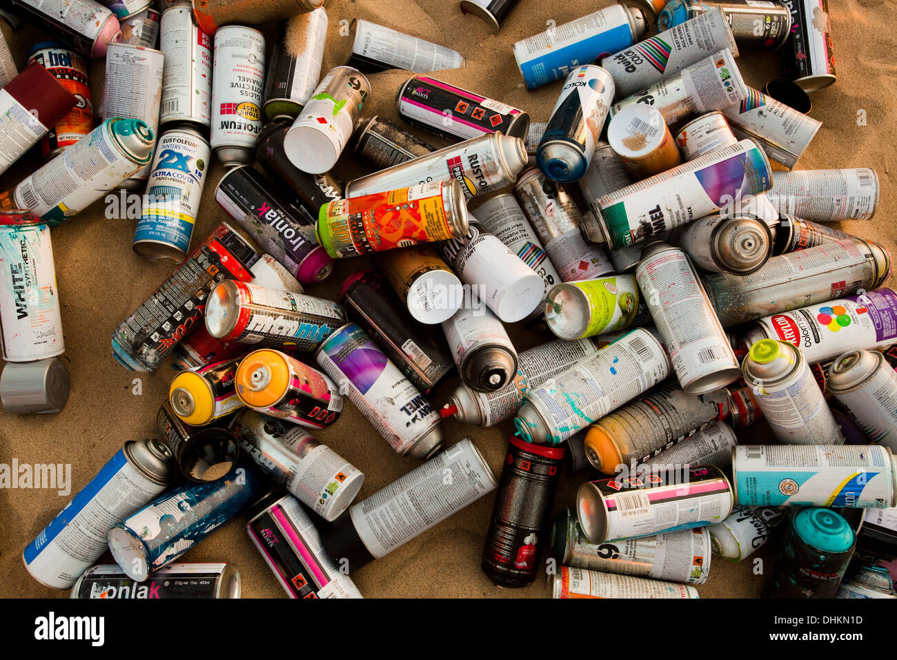 Spray Paint Cans, Venice Beach, Los Angeles, California, United States