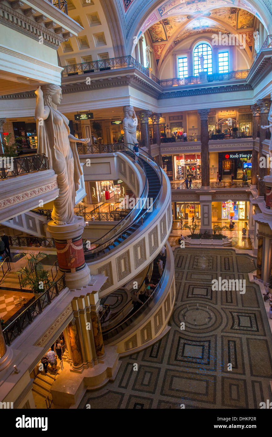 The Forum shopping mall in Las Vegas Stock Photo Alamy