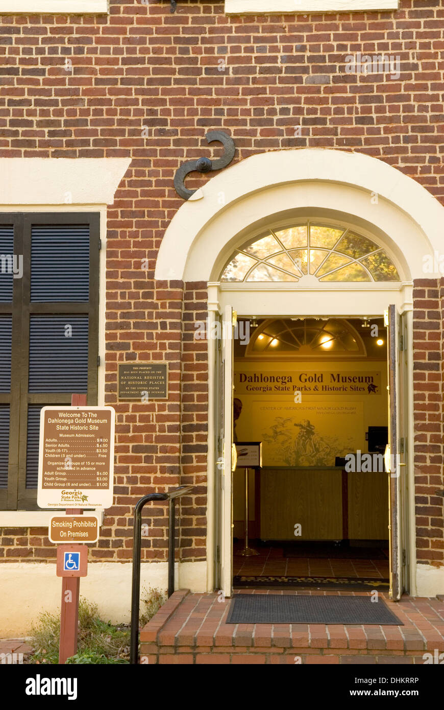 Dahlonega Gold Museum Georgia USA Stock Photo