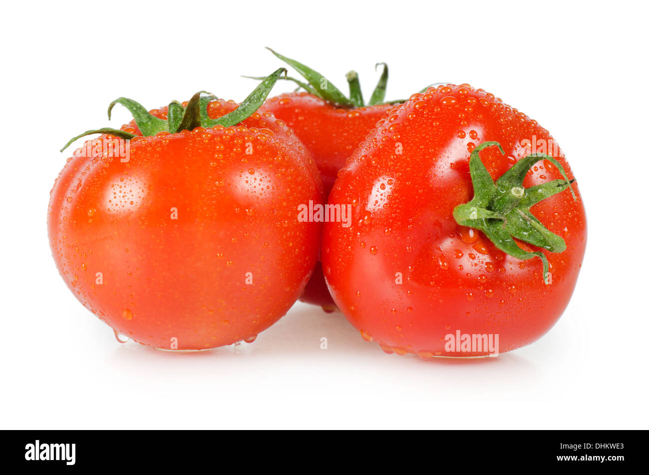 Red tomato isolated on white background Stock Photo - Alamy