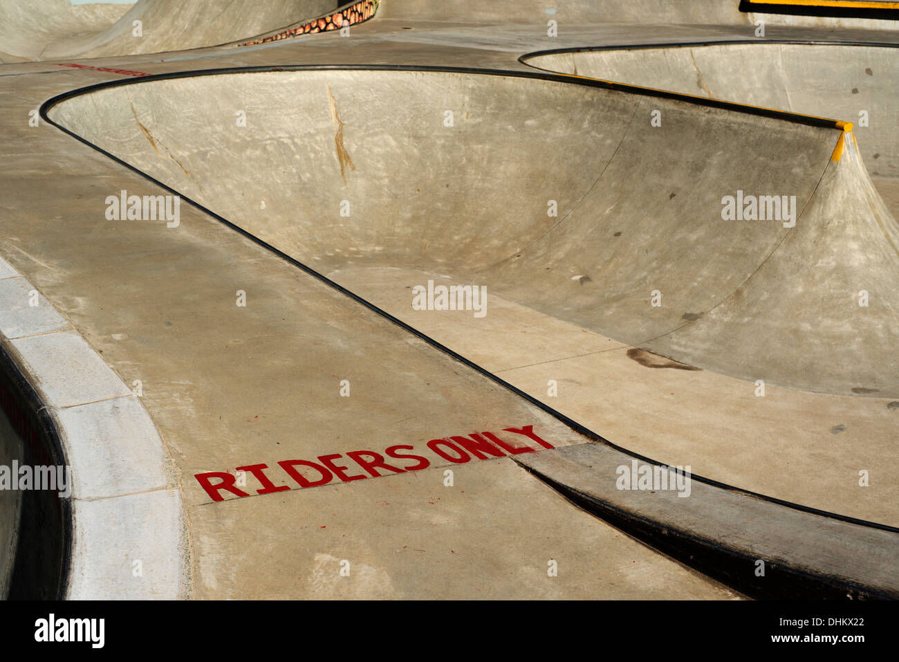 The renowned Nimbin Skate Park. Stock Photo