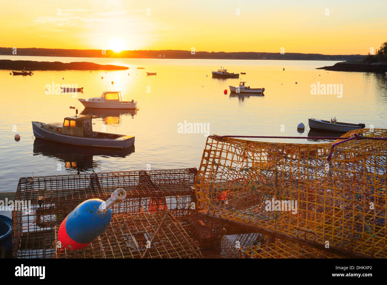 Sunrise, Five Islands, Maine, USA Stock Photo Alamy