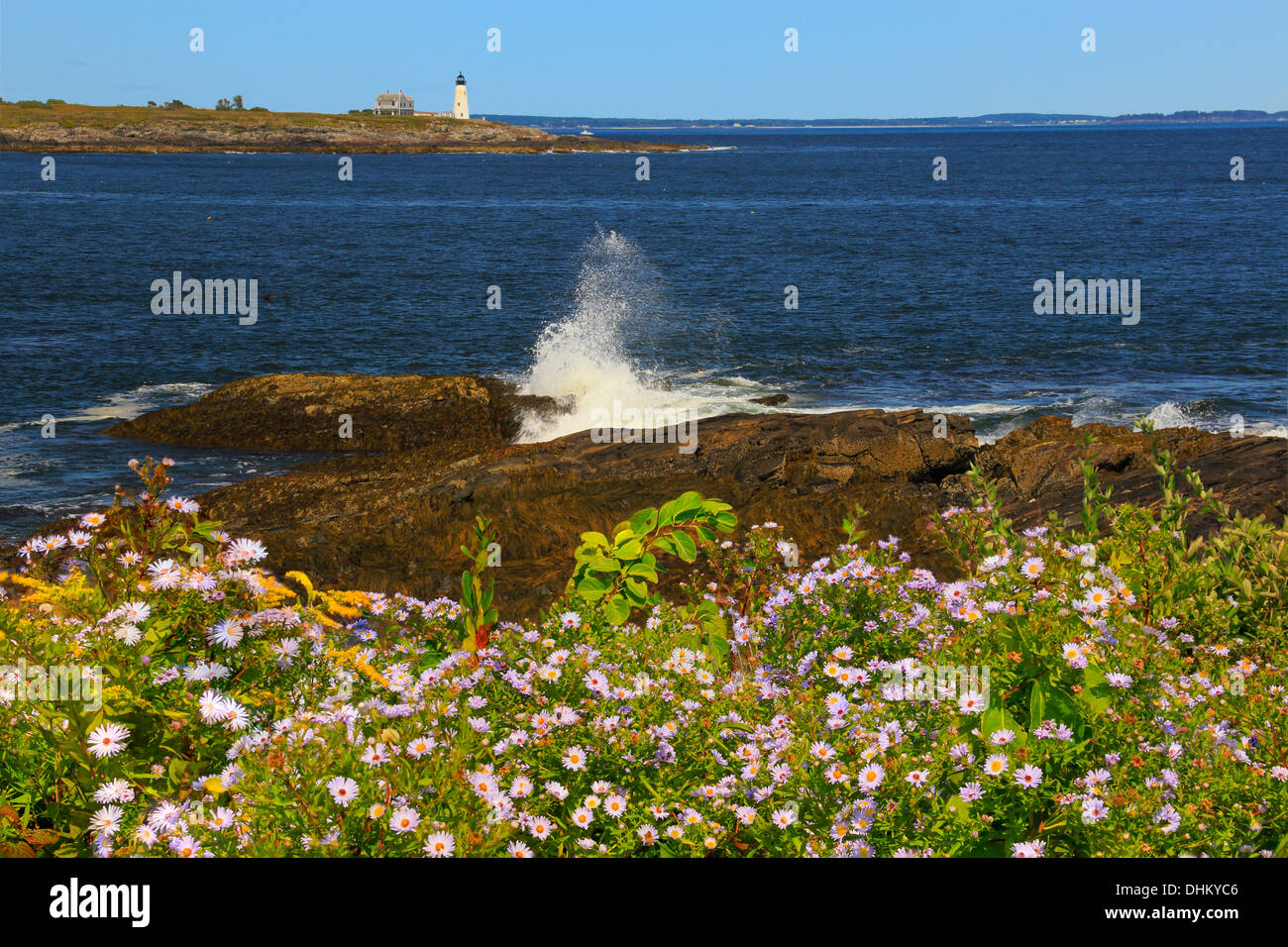 East Point Sanctuary, Wood Island Lighthouse, Biddeford Pool, Maine
