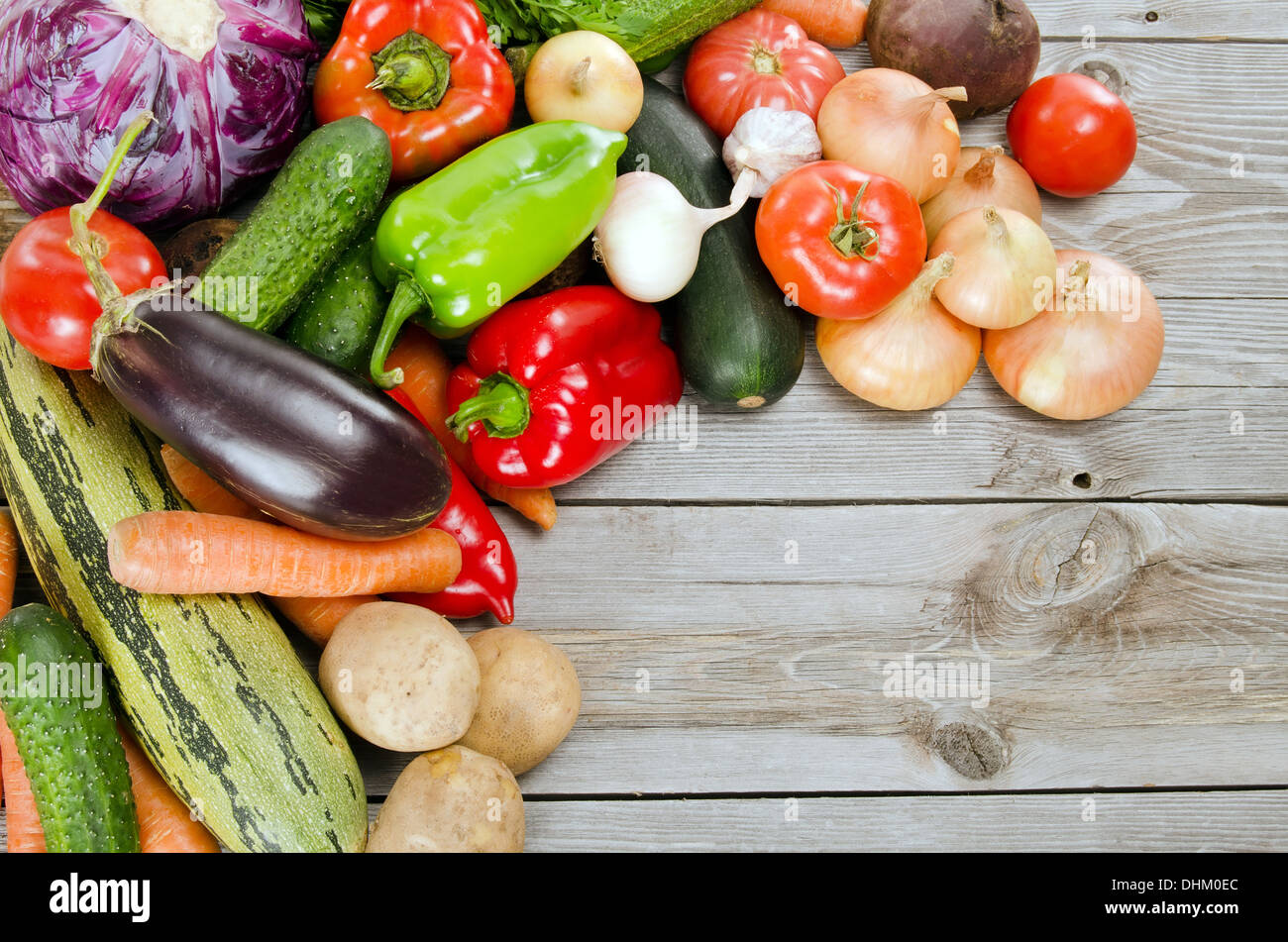 Assortment of fresh vegetables Stock Photo Alamy
