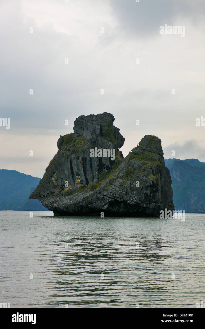 The rock islands Monkey Sawasdee Island Stock Photo