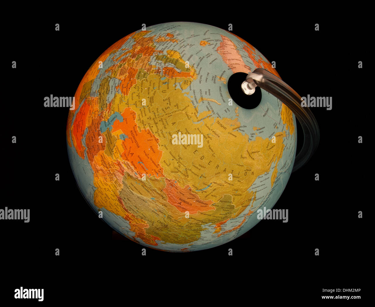 Russia lit globe hi-res stock photography and images - Alamy