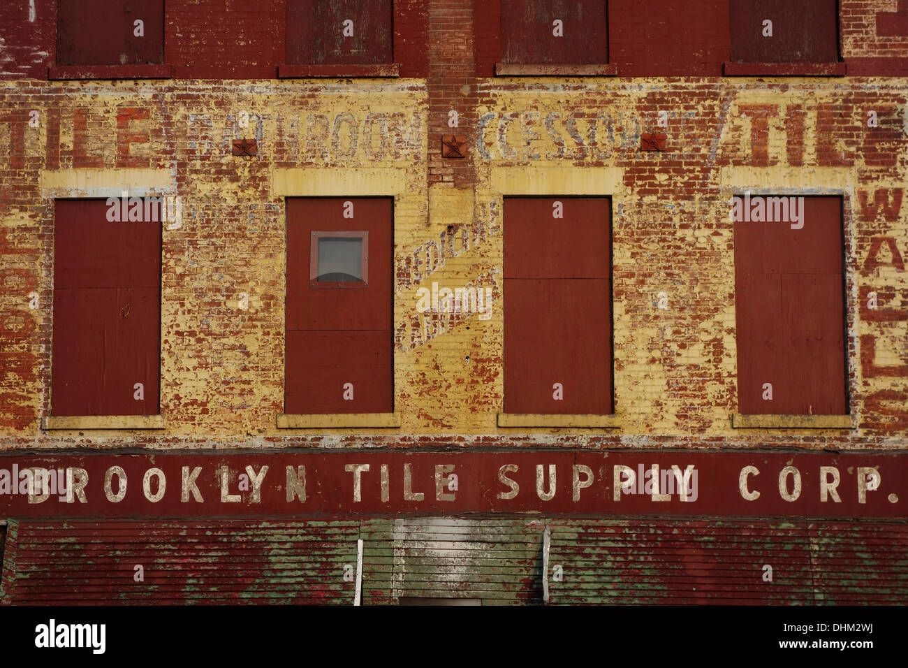 Brooklyn tile supply store Stock Photo Alamy