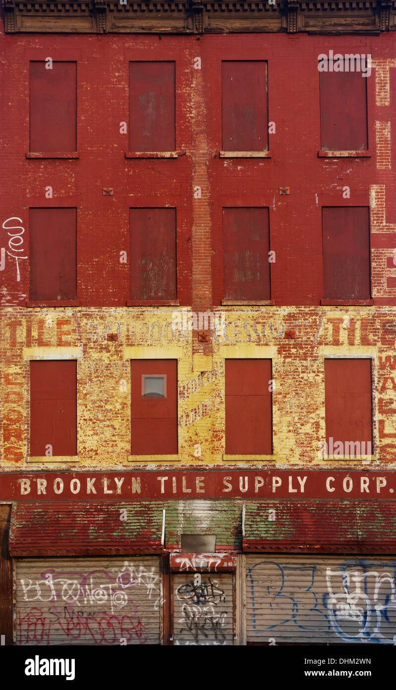 Brooklyn tile supply store Stock Photo Alamy