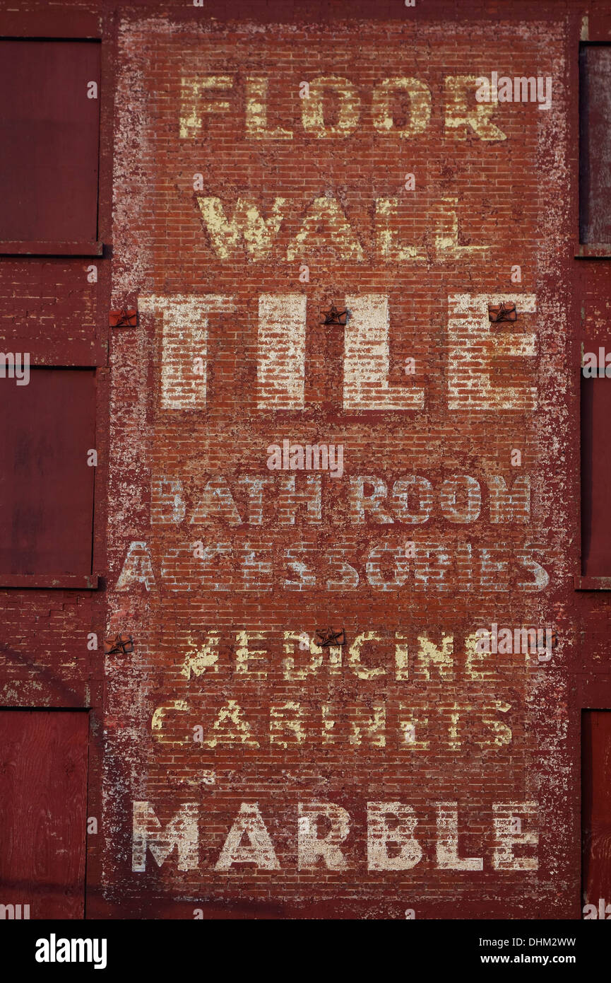 Brooklyn tile supply store Stock Photo Alamy