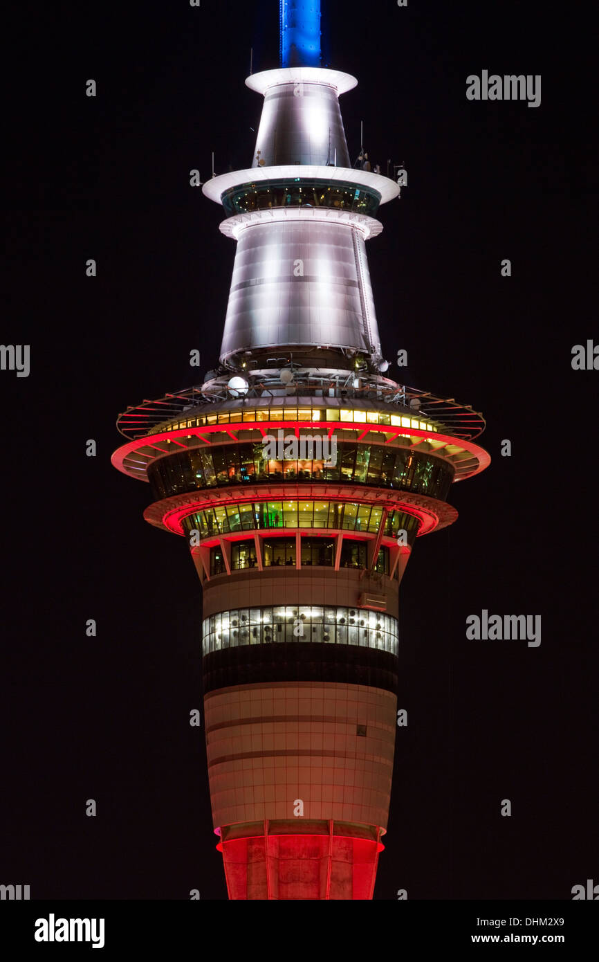 View of SkyCity, Auckland, New Zealand, Thursday, July 04, 2013. Stock Photo