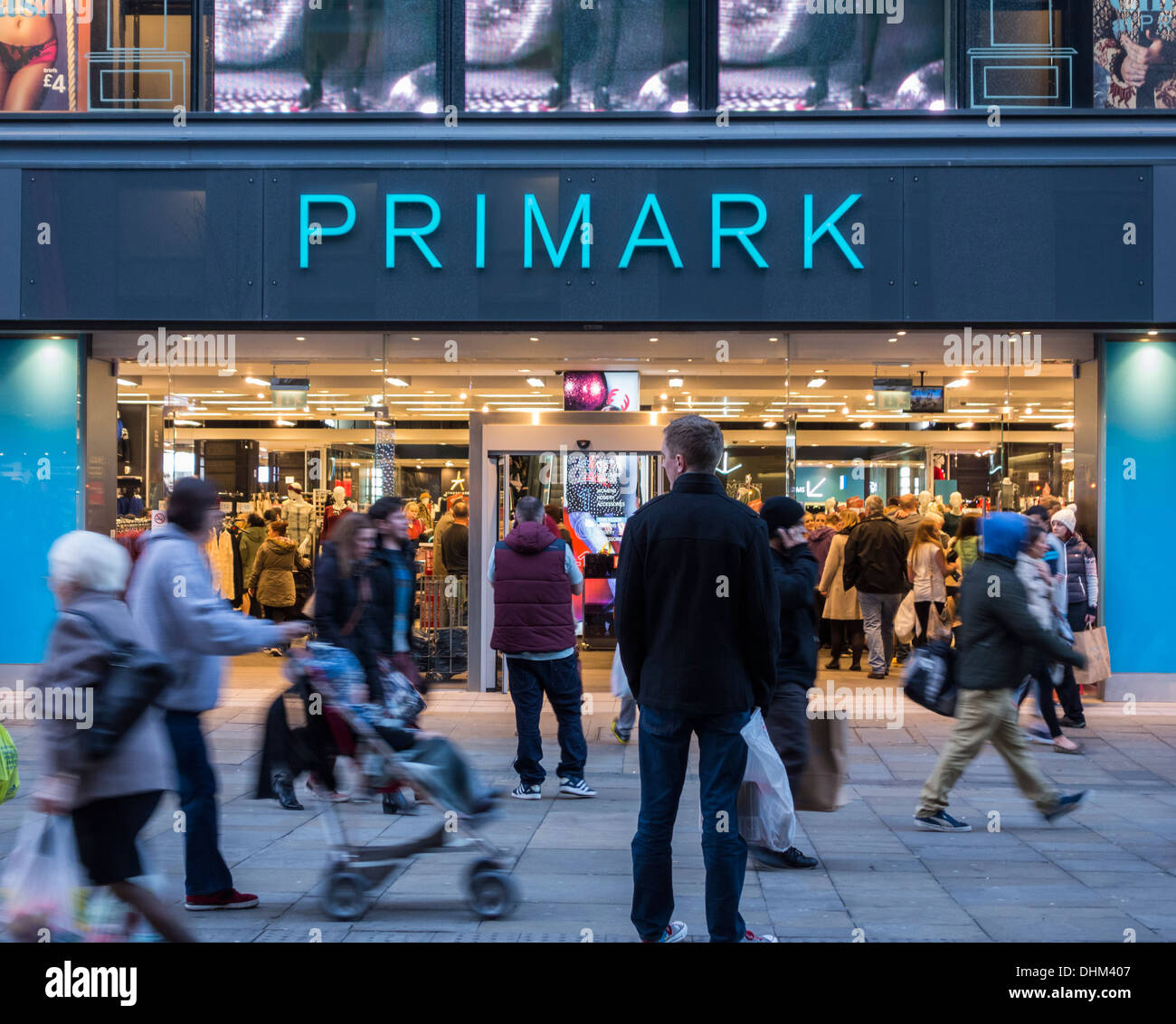 Primark store on Northumberland Street in Newcastle upon Tyne, England, UK Stock Photo