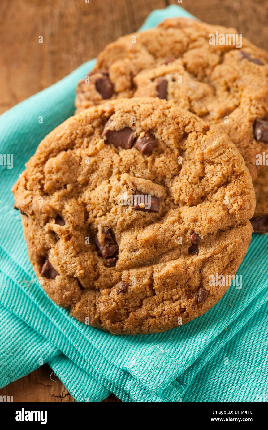 Homemade Chocolate Chip Cookies Ready to Eat Stock Photo Alamy