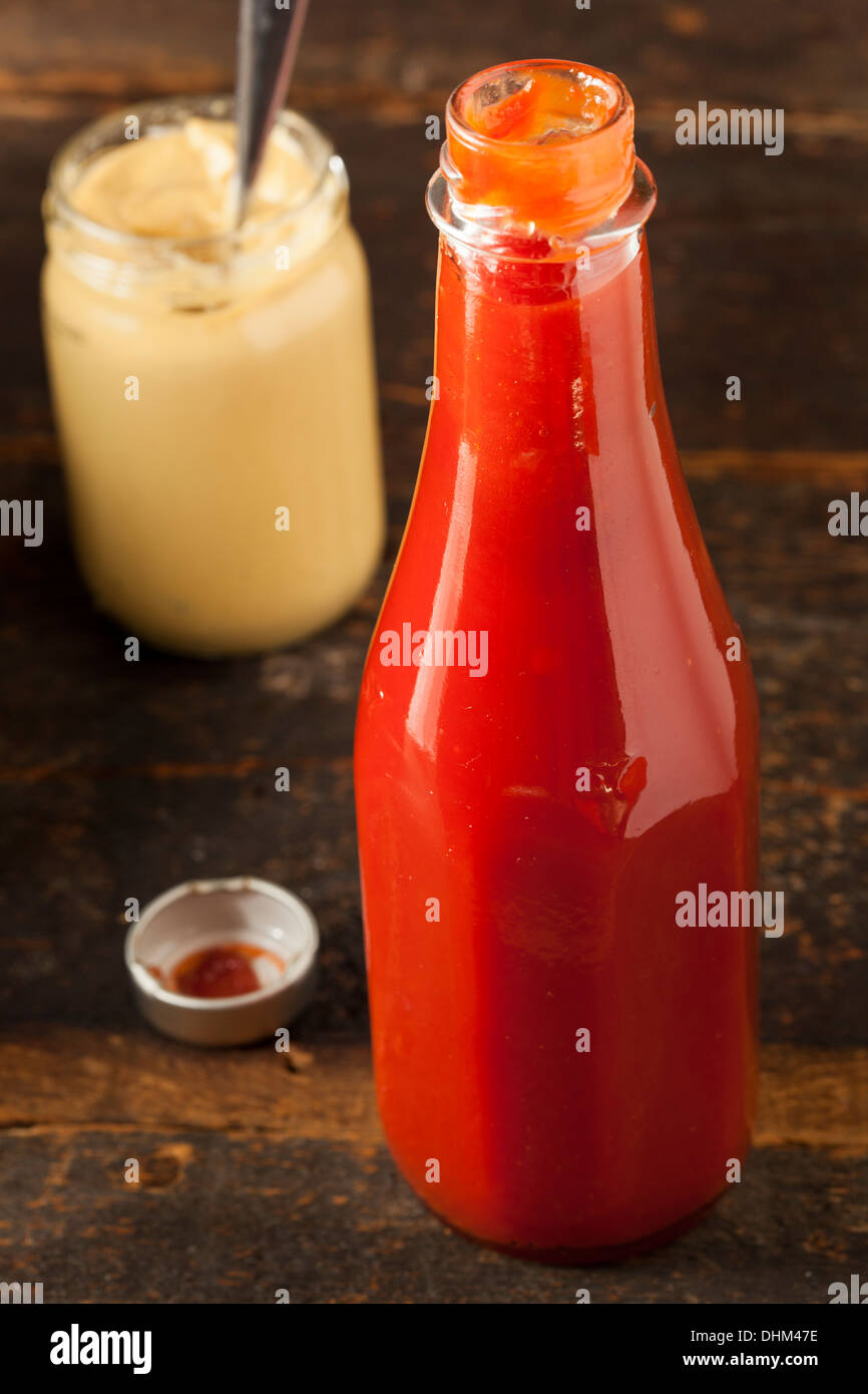 Organic Healthy Ketchup and Mustard Ready to Use Stock Photo Alamy