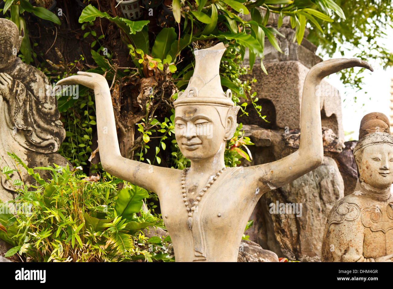 the hermit statue in thailand Stock Photo