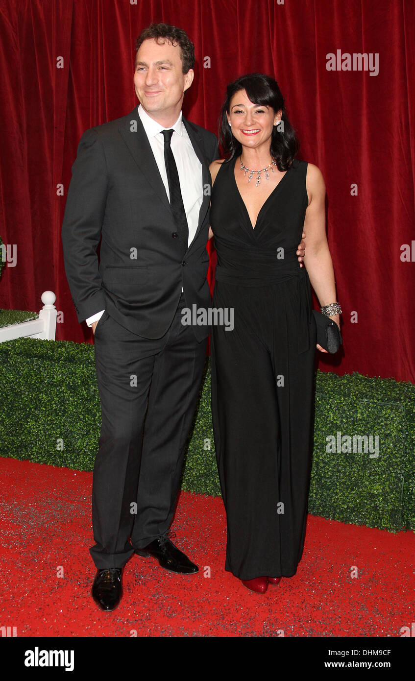 James Thornton and Natalie J Robb The British Soap Awards 2012 held at the London TV Centre - Arrivals London, England - 28.04.12 Stock Photo