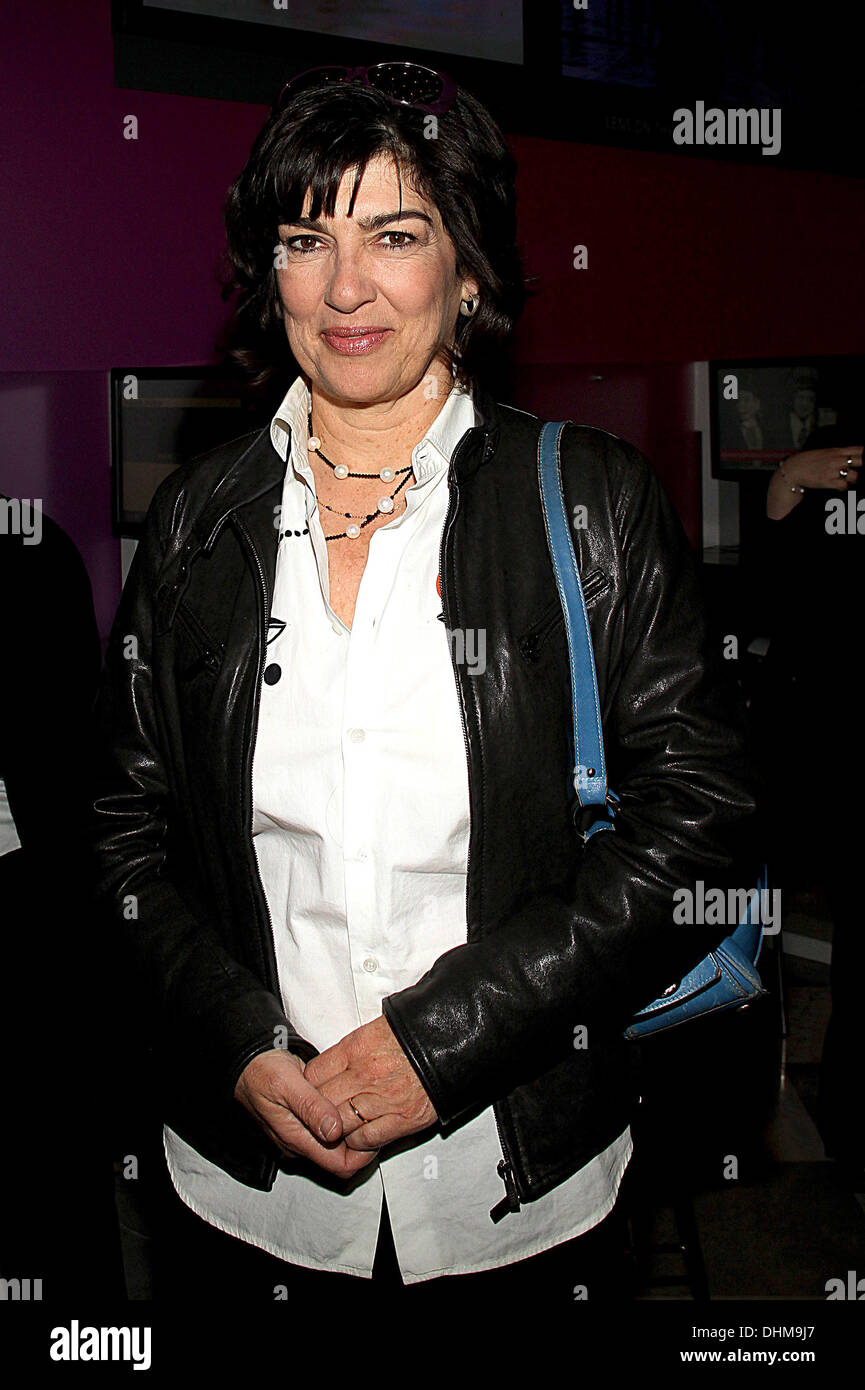 CNN Anchor and Chief International Correspondent Christiane Amanpour at the 'Cold War: The Complete Series' screening at The Paley Center for Media. New York City, USA - 29.04.12 Stock Photo