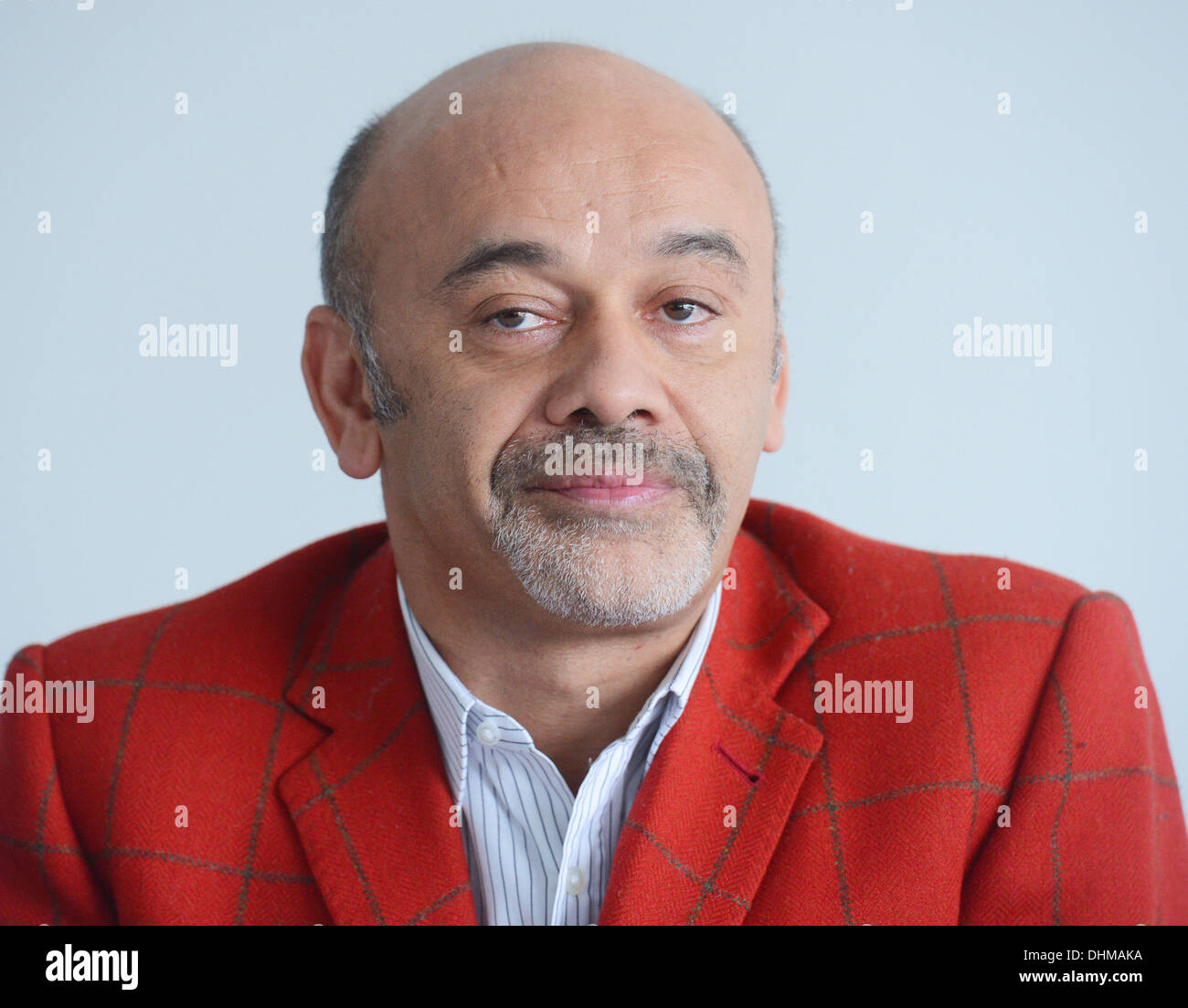 French footwear designer Christian Louboutin poses on the red carpet for an  opening event for the exhibition Louis Vuitton Series 2 ¨C Past, Present  Stock Photo - Alamy