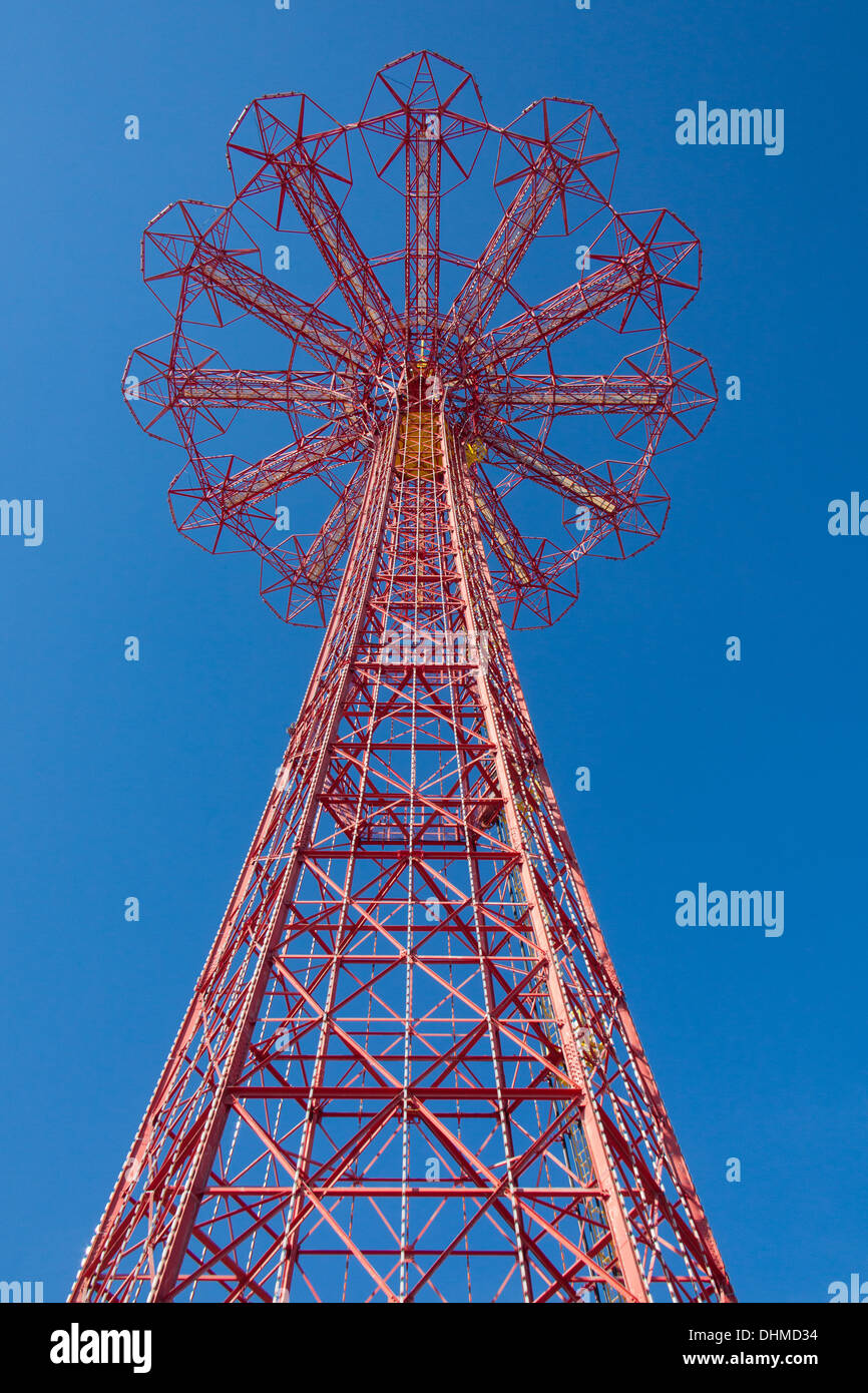 The Coney Island Parachute Jump tower, Coney Island, Brooklyn, New York
