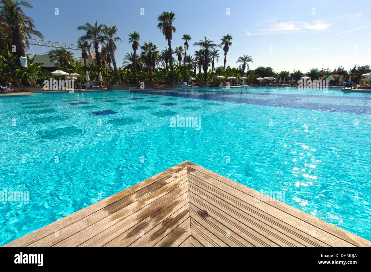 pool View Stock Photo