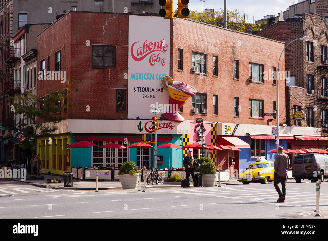 Caliente Mexican restaurant, Greenwich Village, New York City, U.S.A Stock Photo