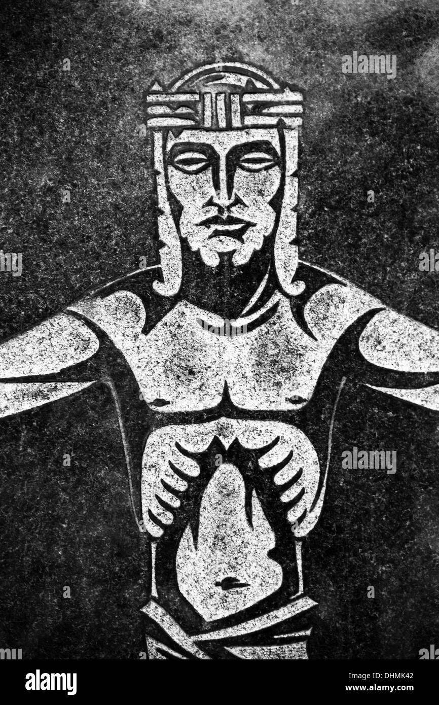 Christ on the cross Stock Photo