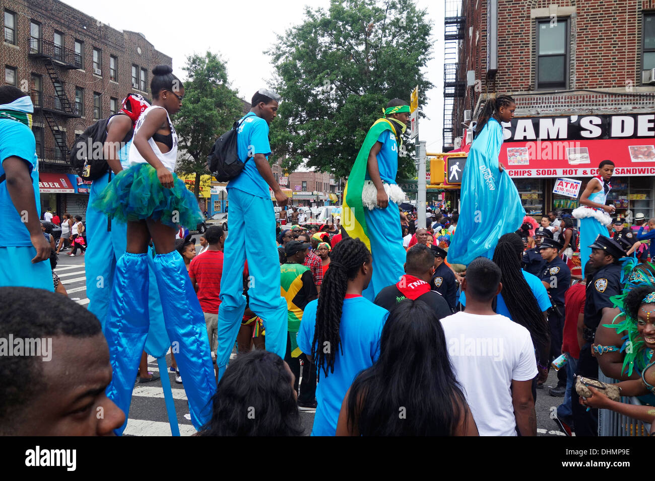 West Indian day parade Brooklyn New York Stock Photo Alamy
