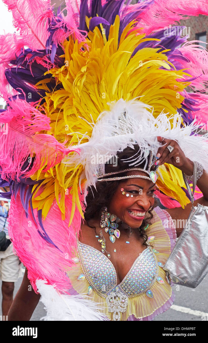 West Indian day parade Brooklyn New York Stock Photo Alamy