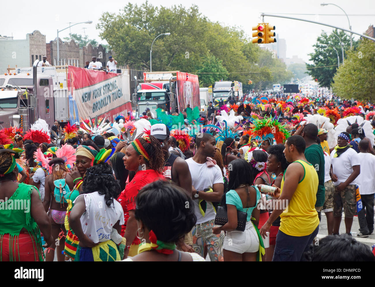 West Indian day parade Brooklyn New York Stock Photo Alamy