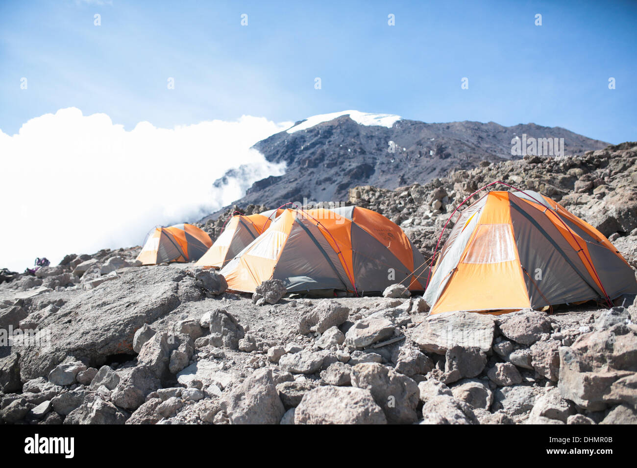 Highest free standing mountain in the world hires stock photography