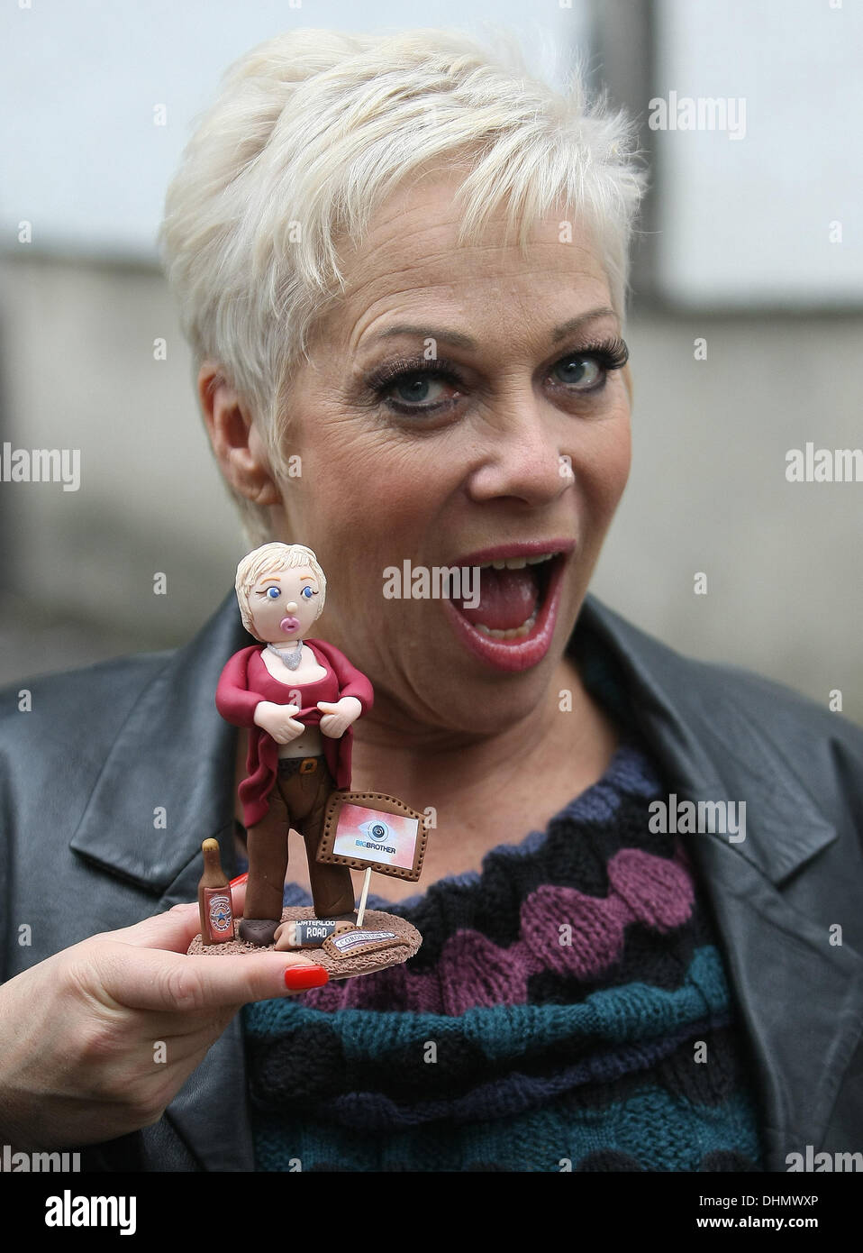 Denise Welch outside the ITV studios London, England - 04.05.12 Stock