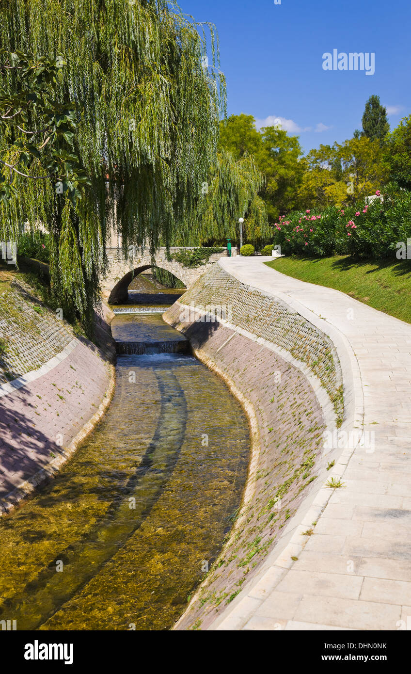 River and bridge in Split Stock Photo Alamy