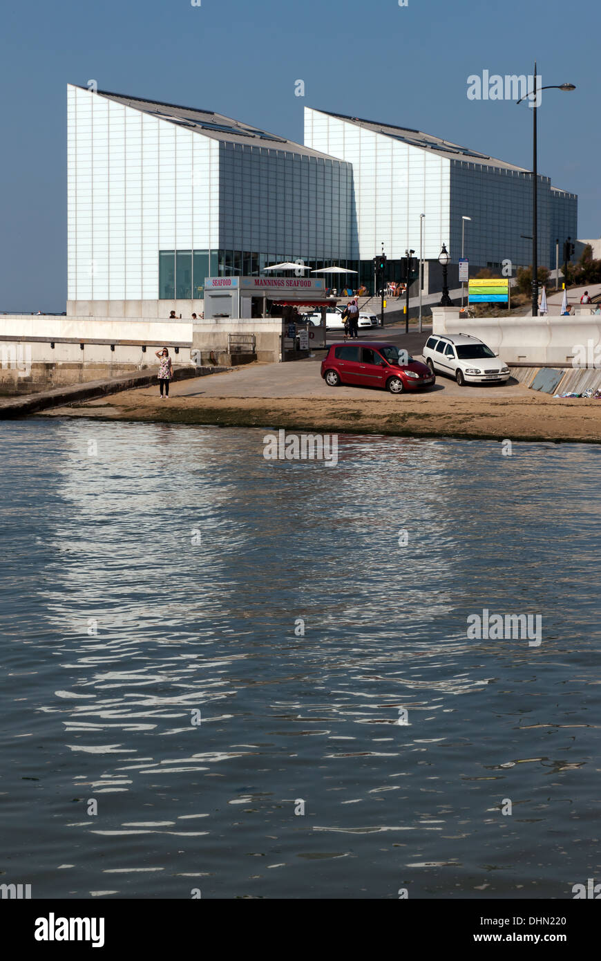 View of the Turner Contemporary Art Gallery, Margate, Kent. Stock Photo