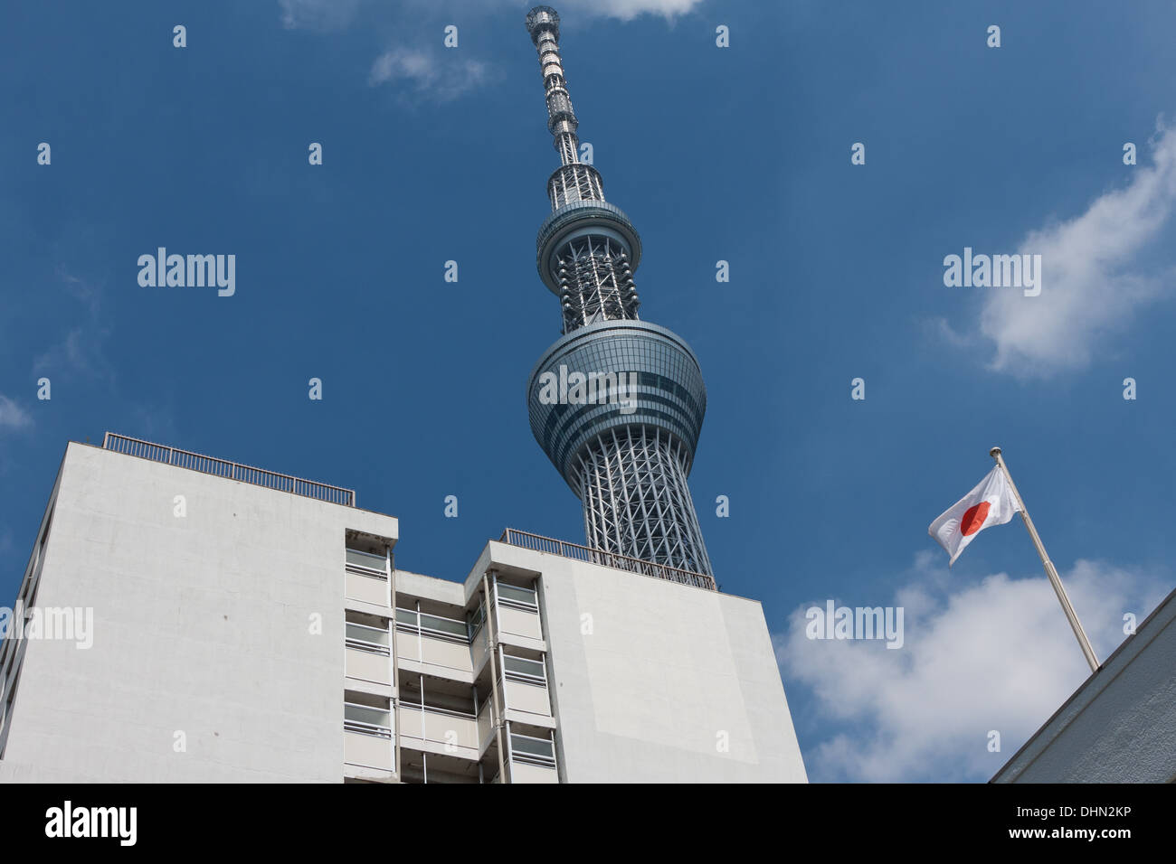 Tokyo Skytree communication tower in Oshiage,Tokyo, Japan. Stock Photo