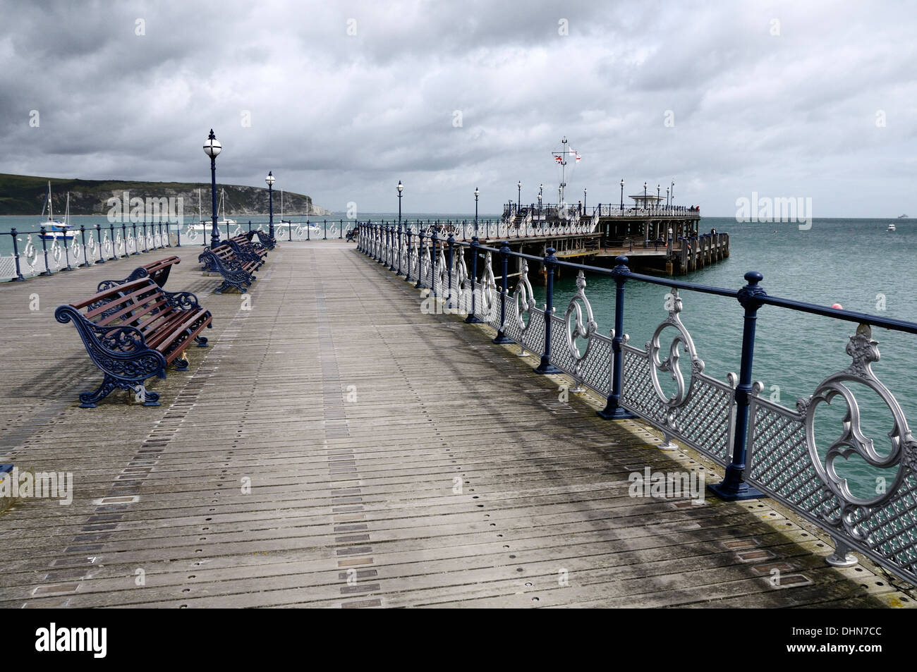 Swanage Pier, Dorset Stock Photo