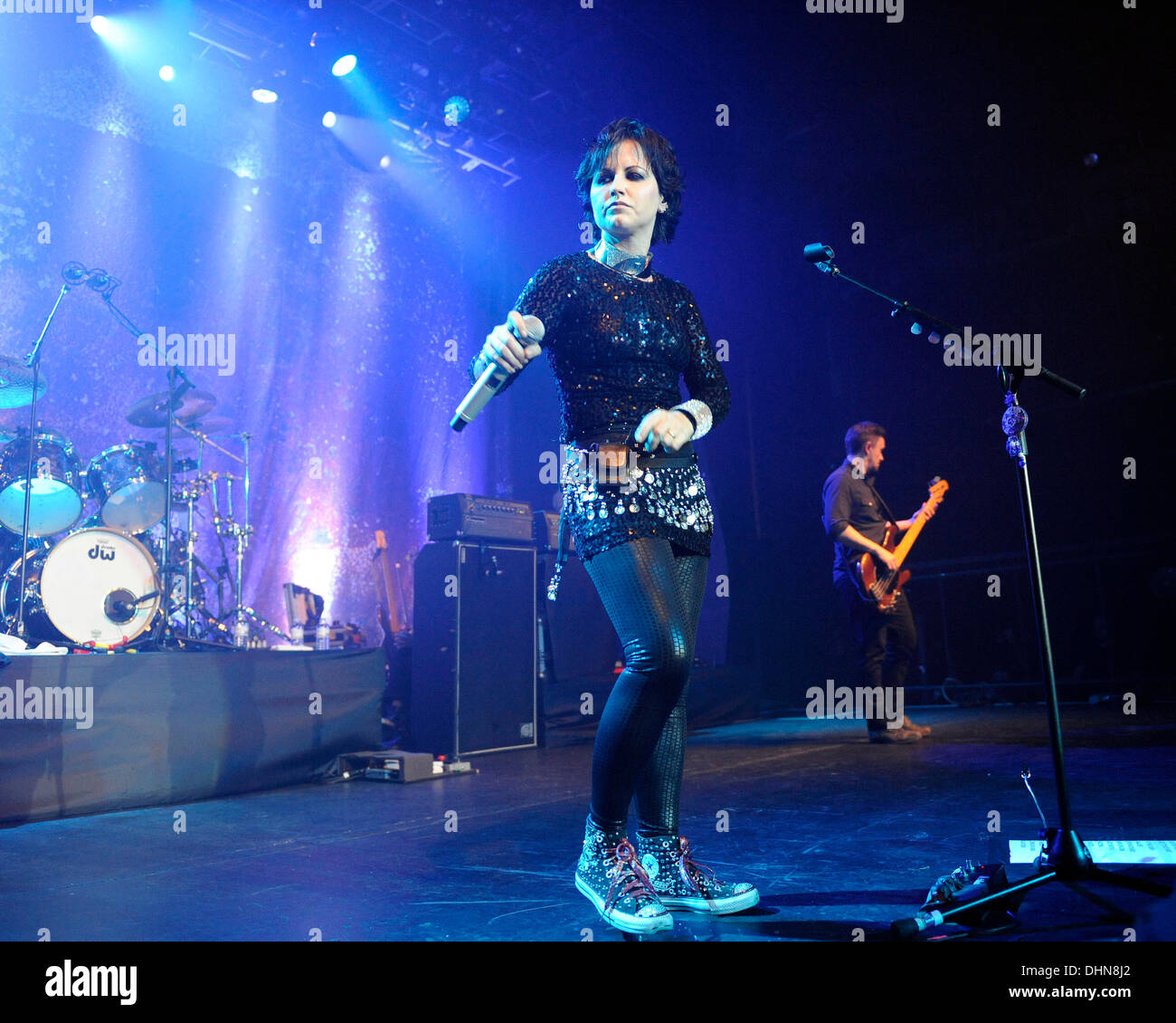 Dolores O'Riordan The Cranberries performs on stage at The Sound Stock